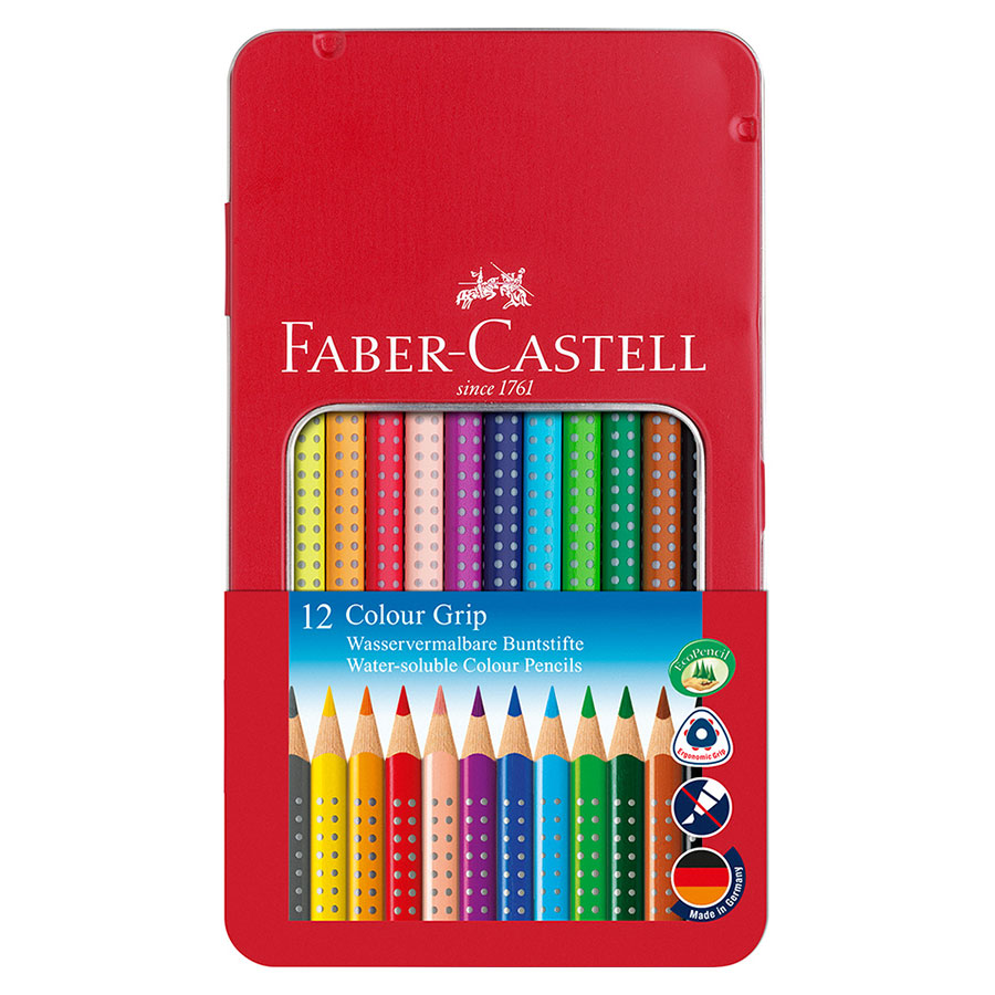 🎨 🖌 Faber-Castell Estuche De Metal 48 Lápices Color