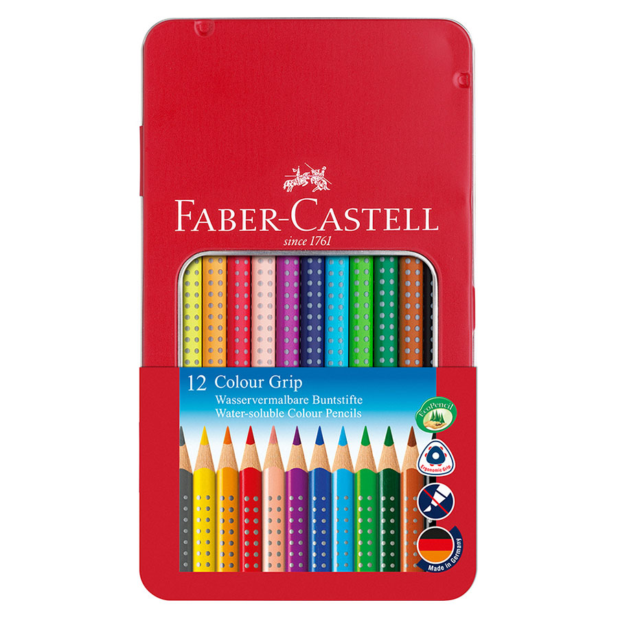 Lapices De Colores Faber Castell Caja Metalica De 12 Colores Surtidos con  Ofertas en Carrefour