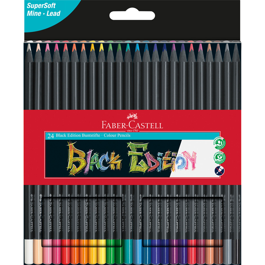 24 Lapices de Colores SuperSoft Faber-Castell