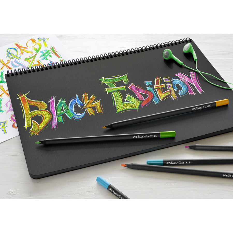  Faber-Castell Black Edition - Lápices de colores (36 unidades),  varios colores : Productos de Oficina