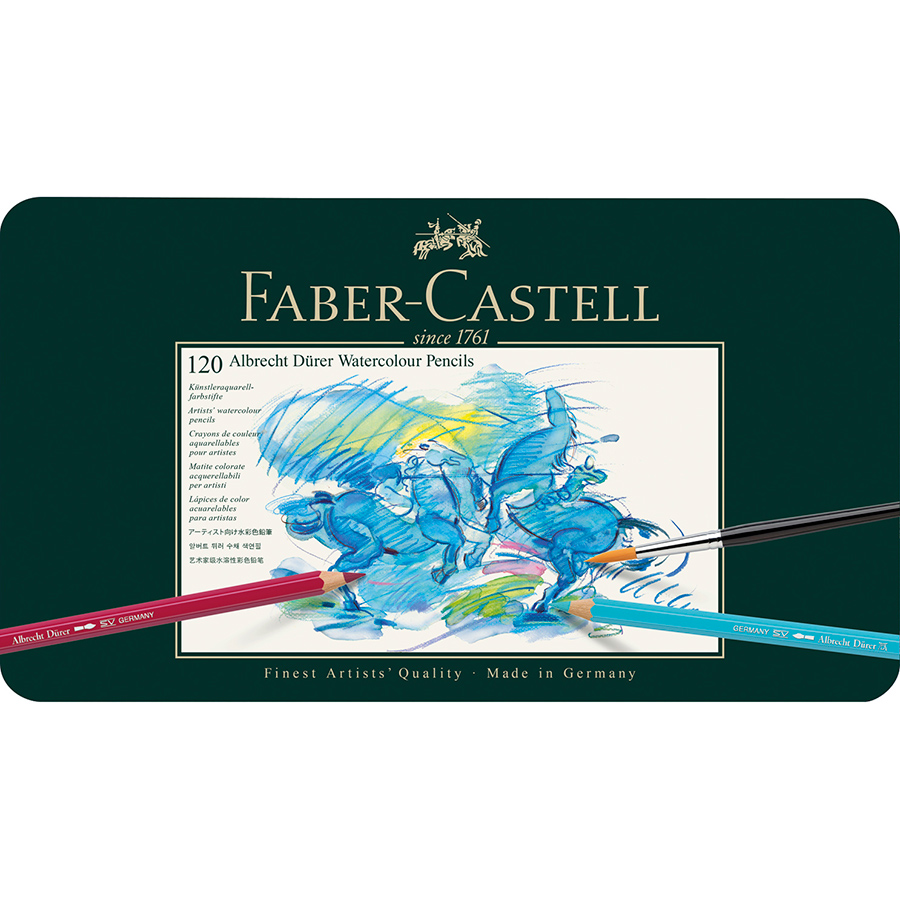 Lápices Acuarelables Faber-Castell Albrecht Dürer 120 pzas