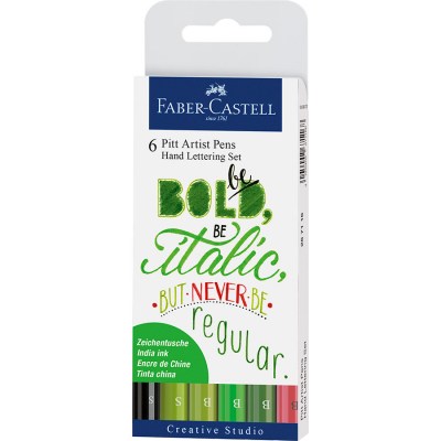 FABER-CASTELL ESTUCHE 12 ROTULADORES PITT PEN PUNTA PINCEL - TONOS PIEL -  Artemiranda